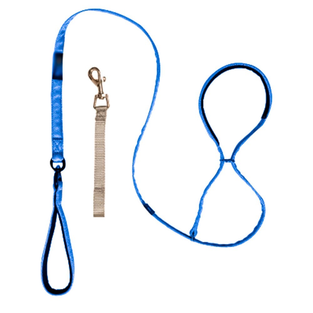 Pet Swivel Flat Figure of 8 Lead  Anti Pulling Dog Lead Leash - 200cm UK
