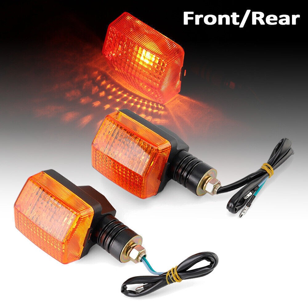 2Pcs Turn Signal Indicator Lights Fit HONDA CB125 CB250 CB500 Twin CB750