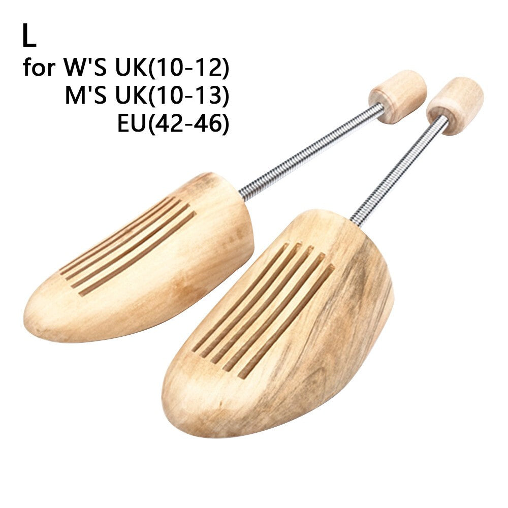 1 Pair of UK 4-13 Men Women Wooden Shoe Stretcher Trees Shoe Shaper Expander Set