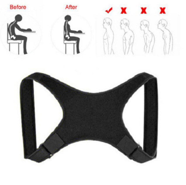 Posture Corrector Shoulder Support Belt Body Brace Belt Lumbar Adjustable Strap
