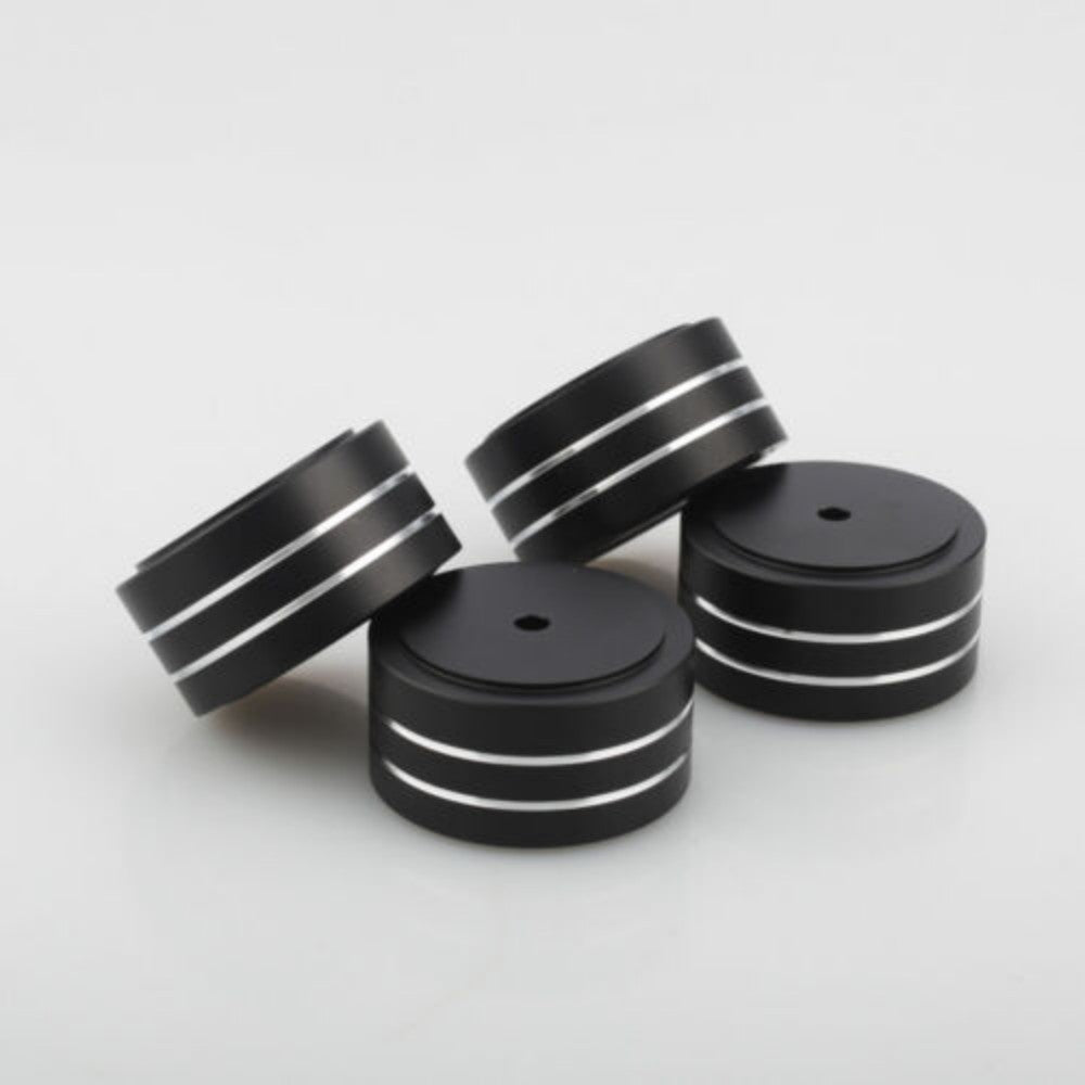 4PCS Aluminum HiFi AMP Speaker Isolation Stand Floor Protect Turntable Feet Pad
