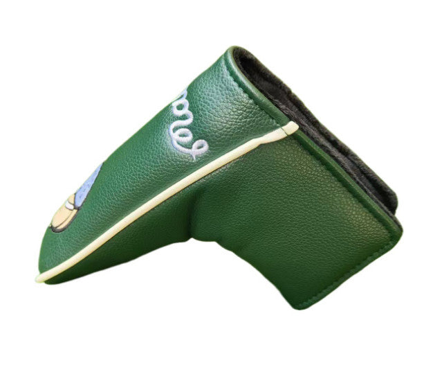 PU Leather L-Shaped Mallet Putter Cover Golf Putter Head Covers