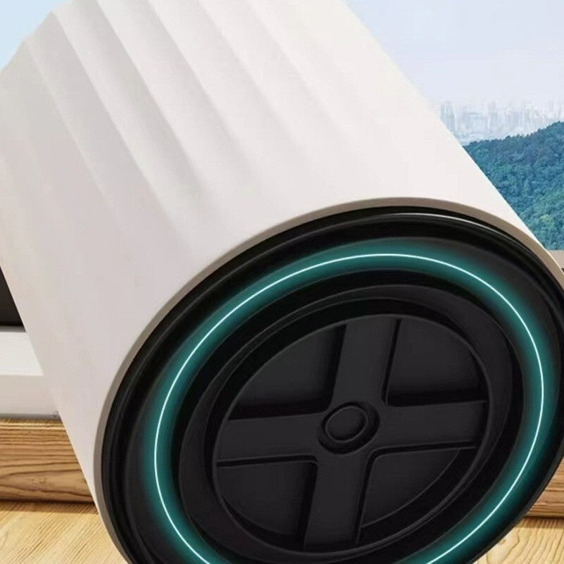 360° Rotating Knife Holder Block Kitchen Storage Rack With Drain Tray