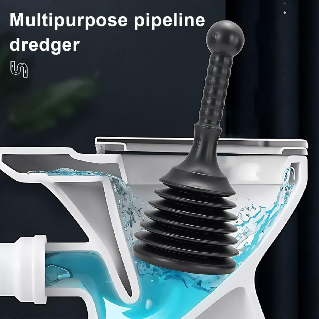 Heavy Duty Sink Plunger Clear Unblock Unclog Drains Sinks Toilets Showers Waste