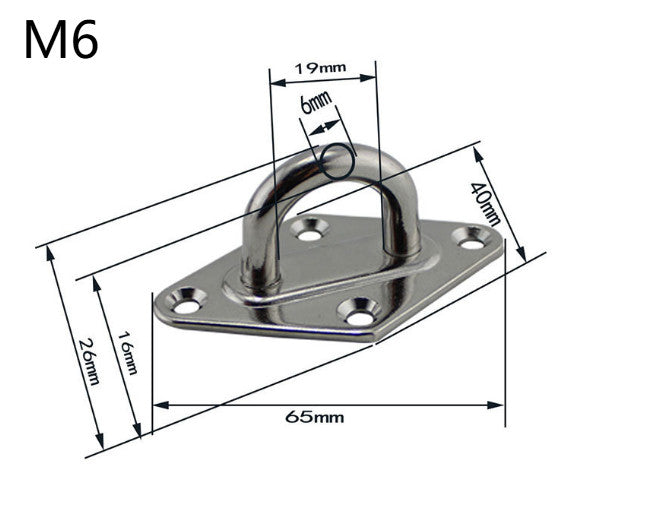 8 PCS Shade Sail Fixing Kit Fittings Hardware for Sunshade