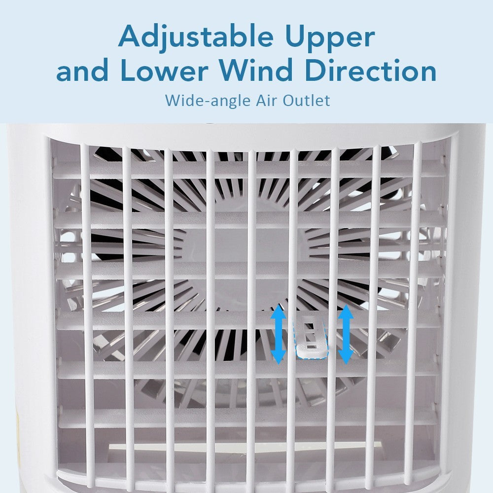 Portable Air Cooler Fan Evaporative Ice Cold Cooling Air Conditioner Humidifier