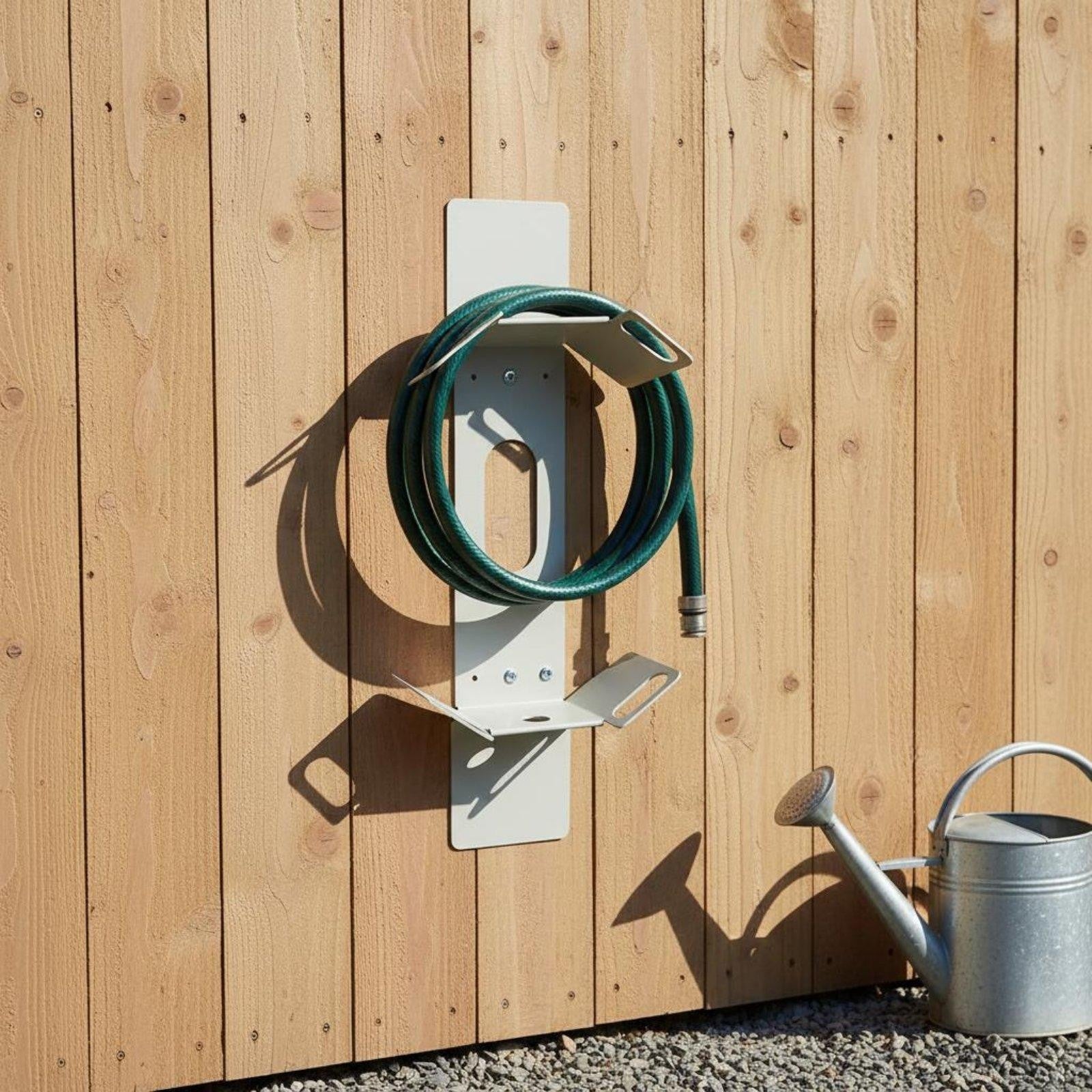Garden Hose Rack Wall Rack Heavy Duty Metal for Terrace Basement Garage