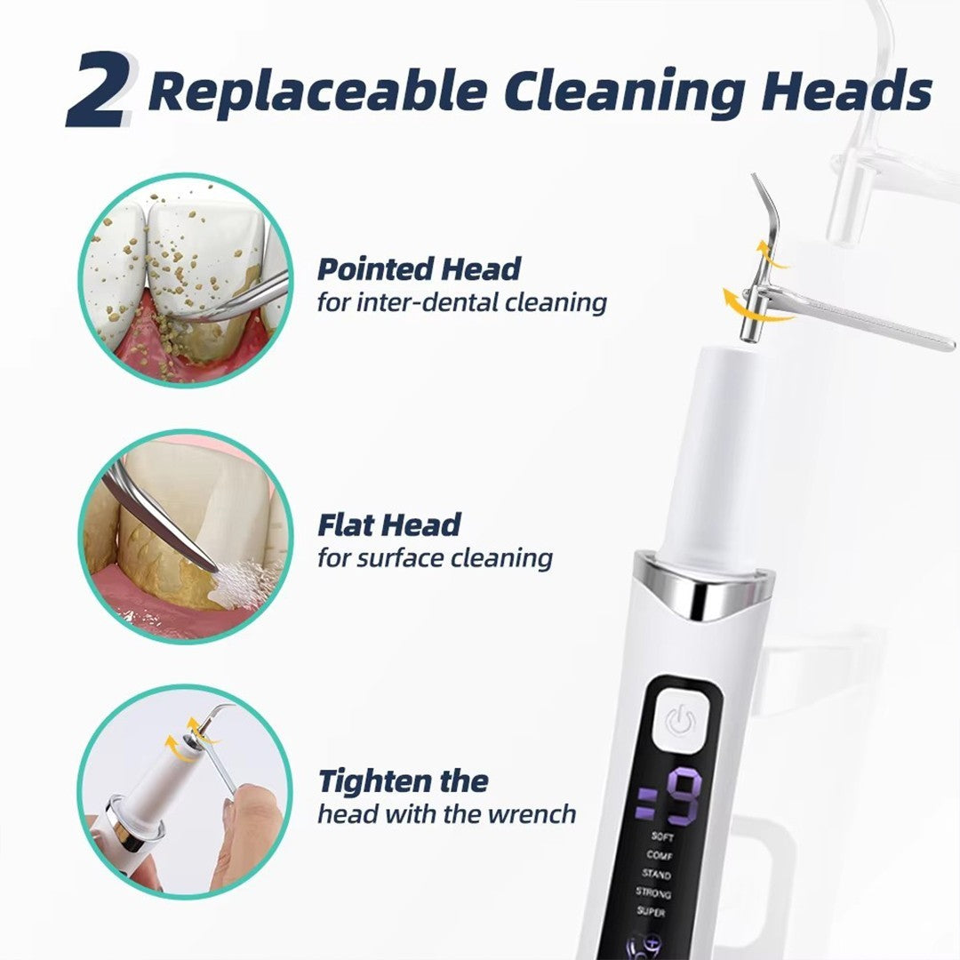 Ultrasonic Tooth Cleaner Electric Dental Scaler Tartar Plaque Calculus Remover
