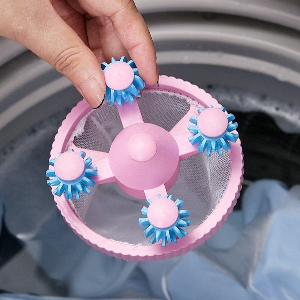 3pcs Reusable Laundry Pet Hair Catcher Lint Catcher  for Clothes Color Random