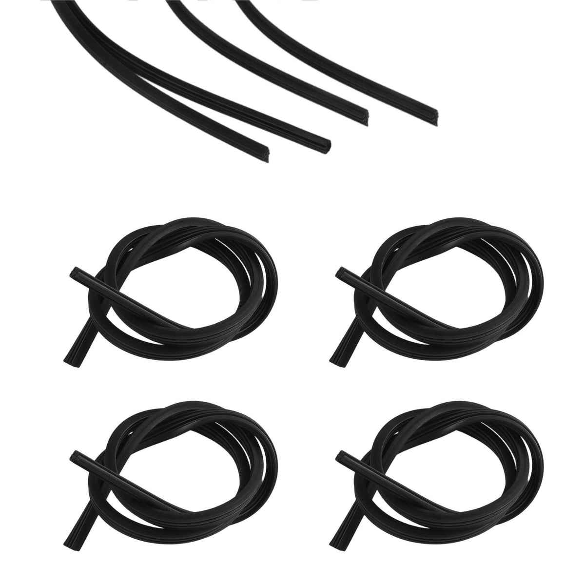 Enhanced Visibility with 32 Inch Wiper Replacement Rubbers Set of 6 Pieces