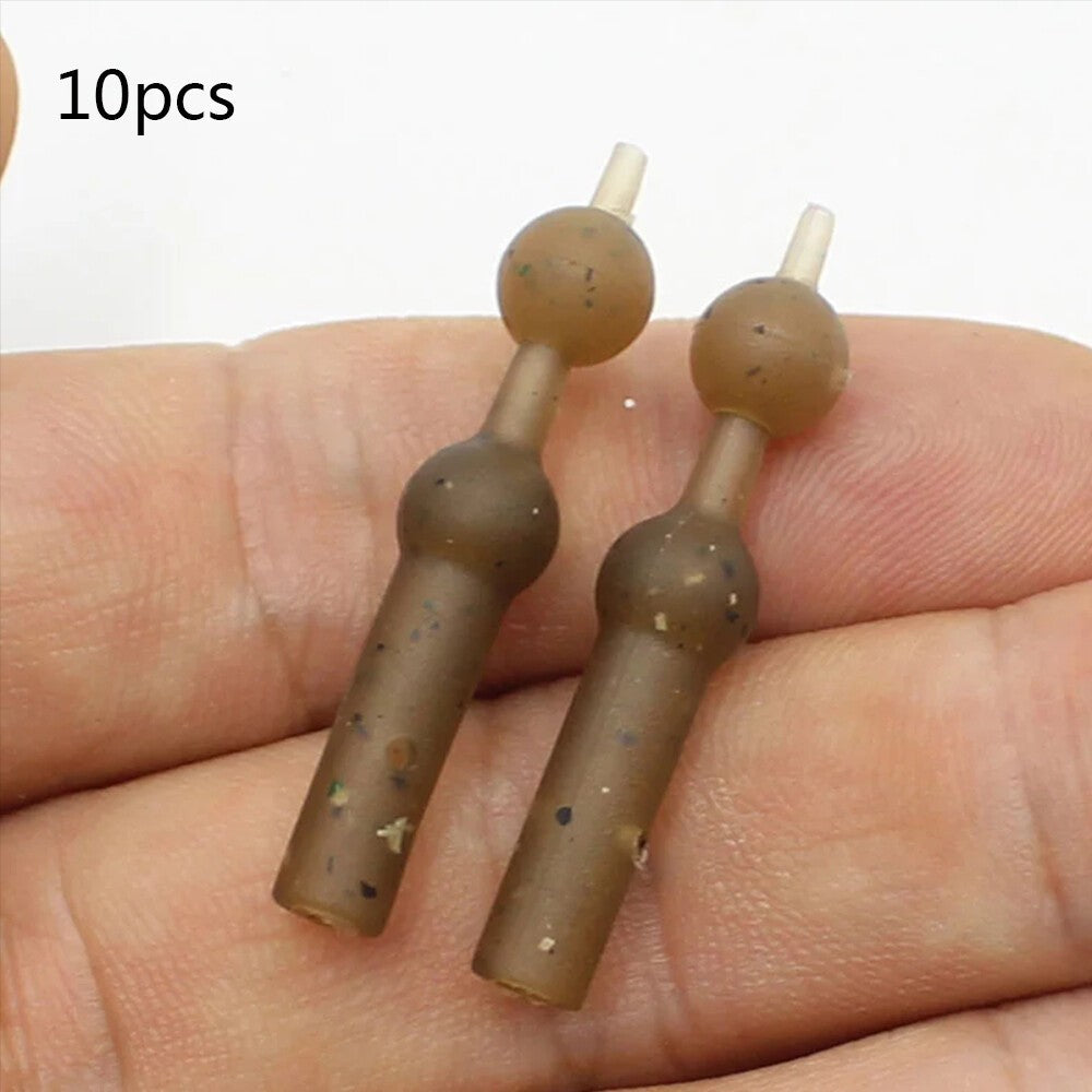 10pcs Helicopter Sleeve Bead Hair Rig Making Bead Terminal Carp Fish Heli Sleeve