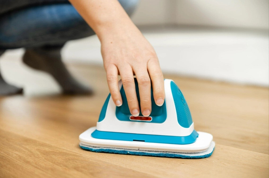 Electric Rechargeable Cordless window Cleaner Scrubber Sweeper Polisher Mop UK
