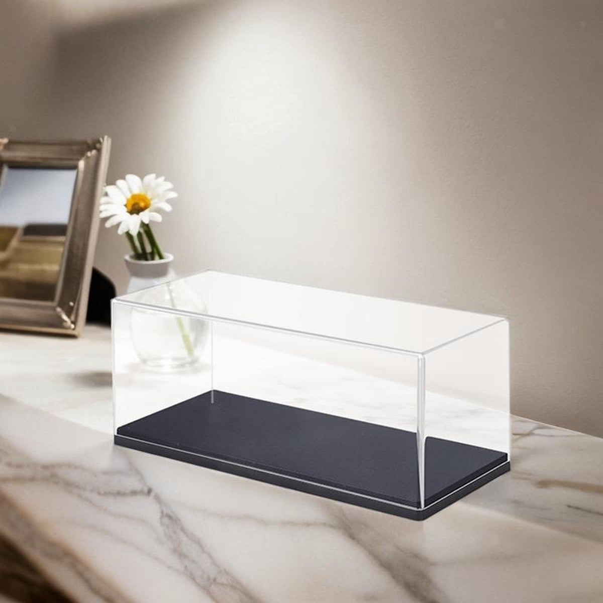 Clear Acrylic Model Car Display Case 1:32 Scale for Figures Model Vehicles