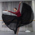 360/540 Long Dance Skirt Full Circle Swing Expansion Ballet Belly Practice Dress