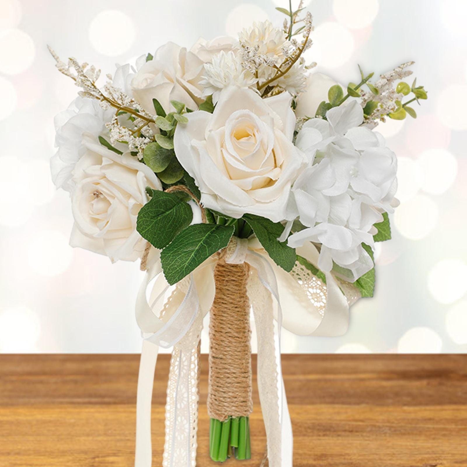Wedding Bouquet for Bride Bride Holding Bouquet Romantic with Ribbons Bridal