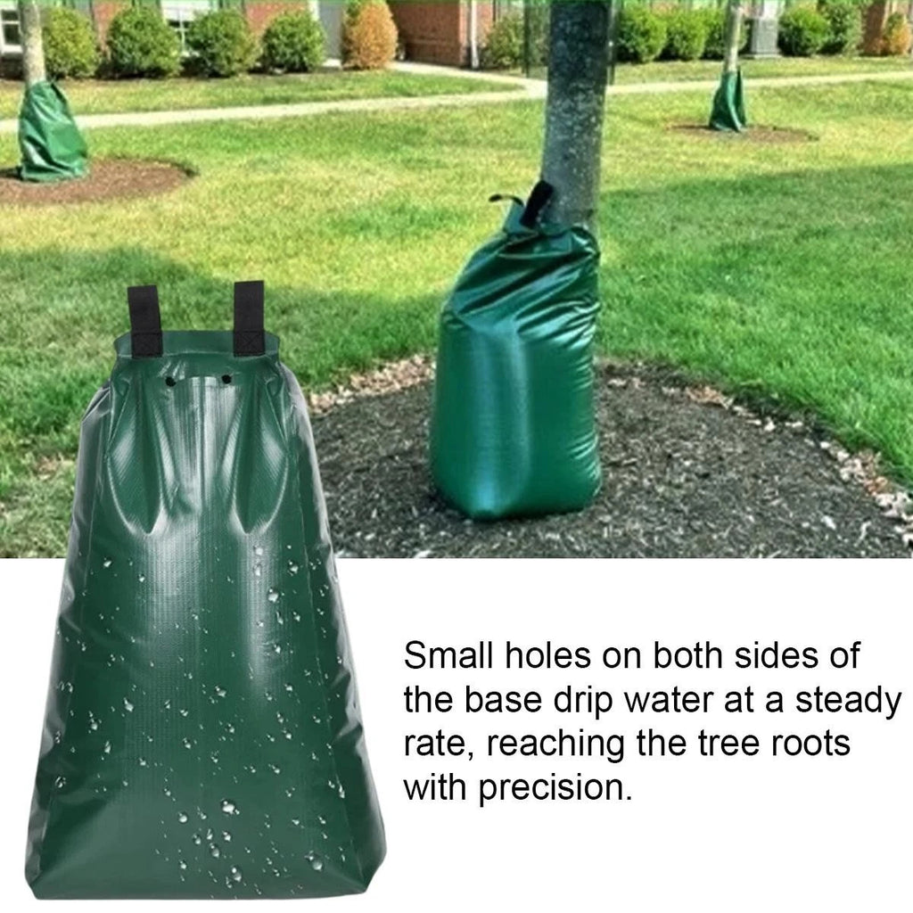 1X Tree Watering Bag 20 Gallons Slow Release Drip Irrigation Watering Tool PE