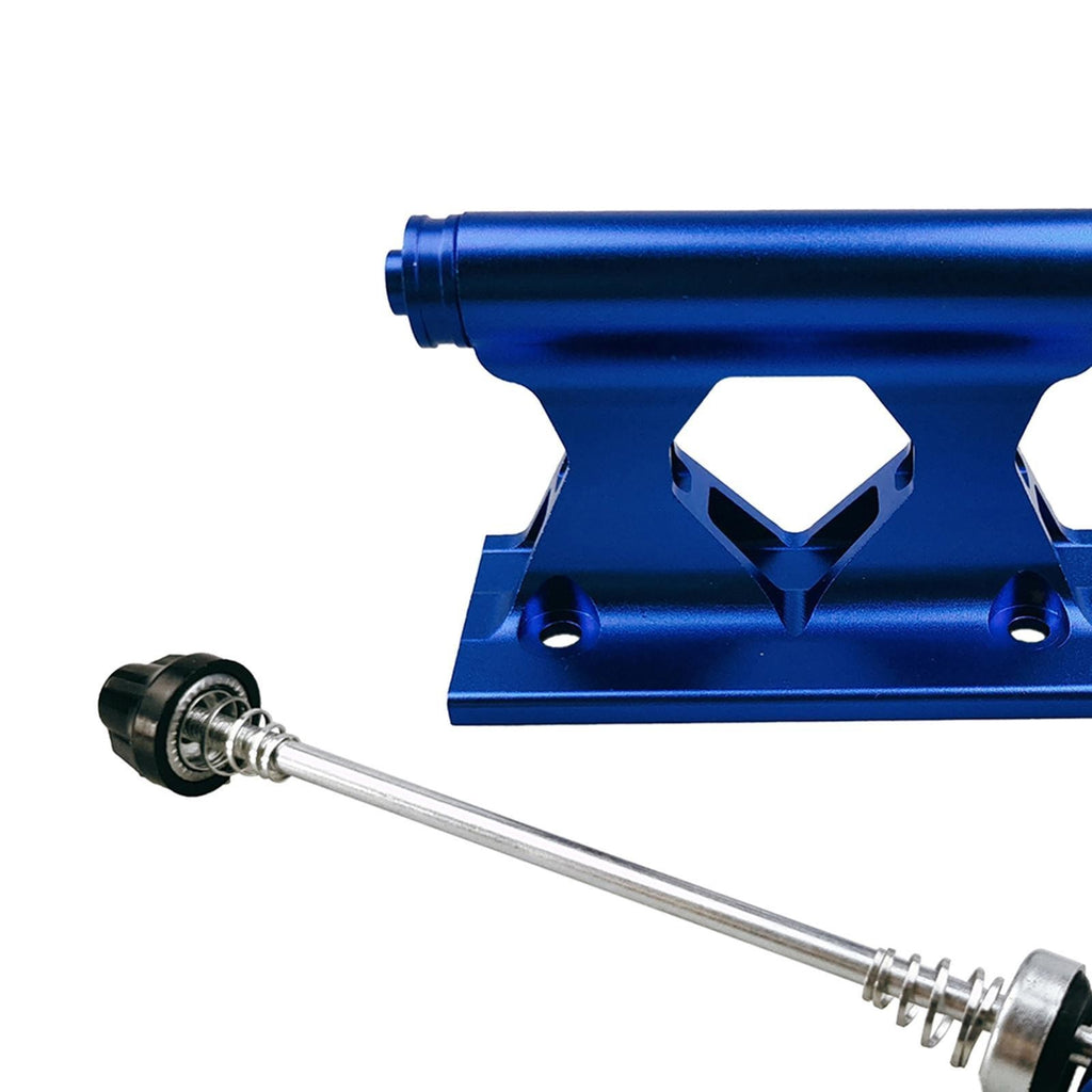 Bike Block Fork Mount MTB Trailer Truck Bed Rack Cycling Bicycle Blue