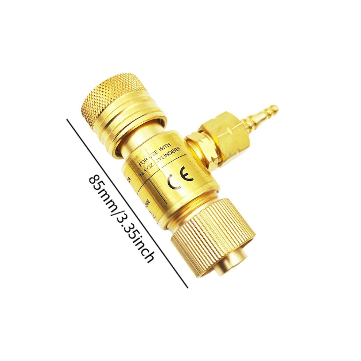 Mapp Transfer 7/16" Flat Tank Set Spare Parts Pressure Regulator Gas Valve