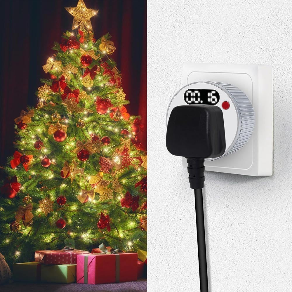 24 HOUR TIMER CLOCK SOCKET UK 3PIN MAINS PLUG IN TIMER SWITCH MECHANICAL