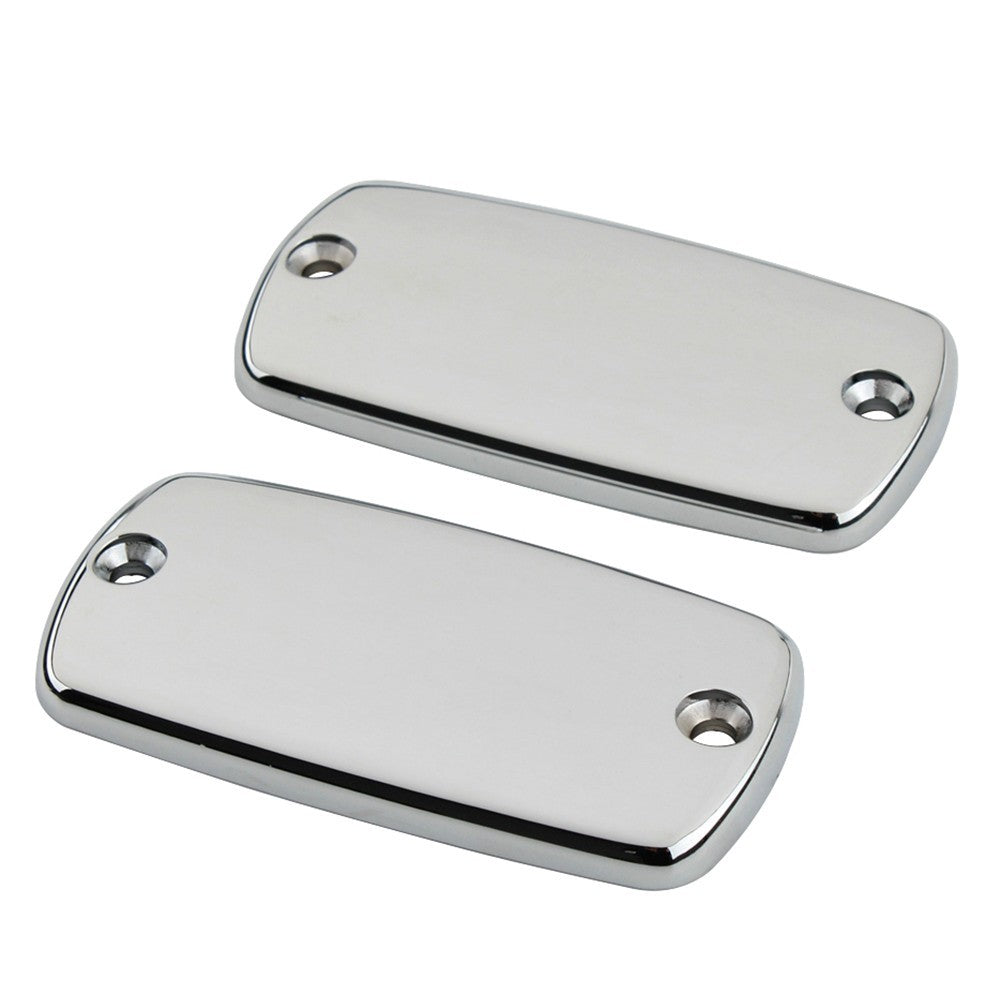 2Pcs Front Brake Reservoir Fluid Cover Cap For Honda Valkyrie Goldwing GL1500