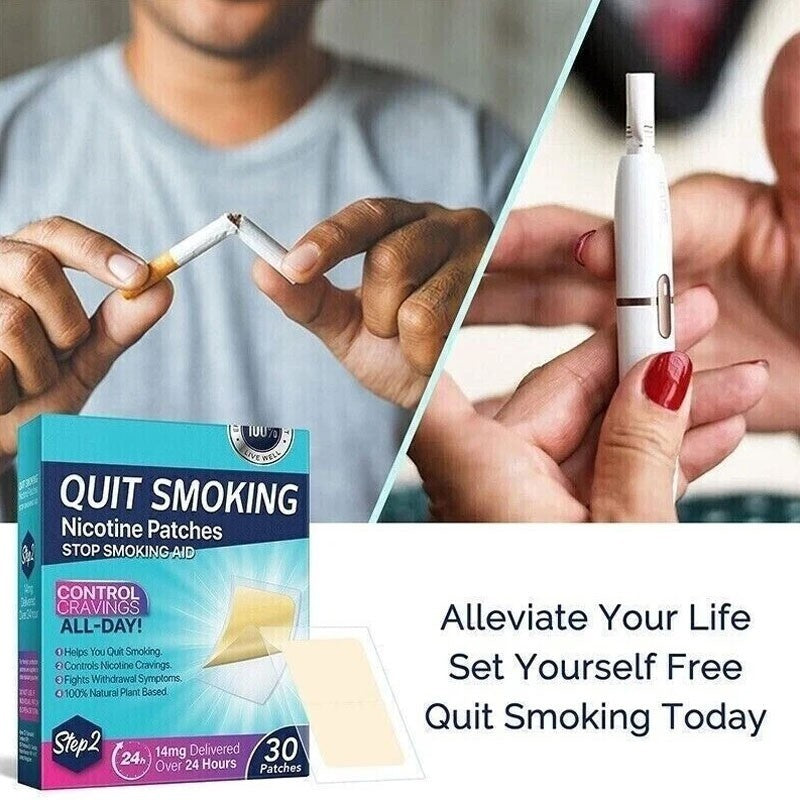 Nicotine Patches Stop Smoking Aid Steps 1 Through 3 to Quit Smoking Patches New