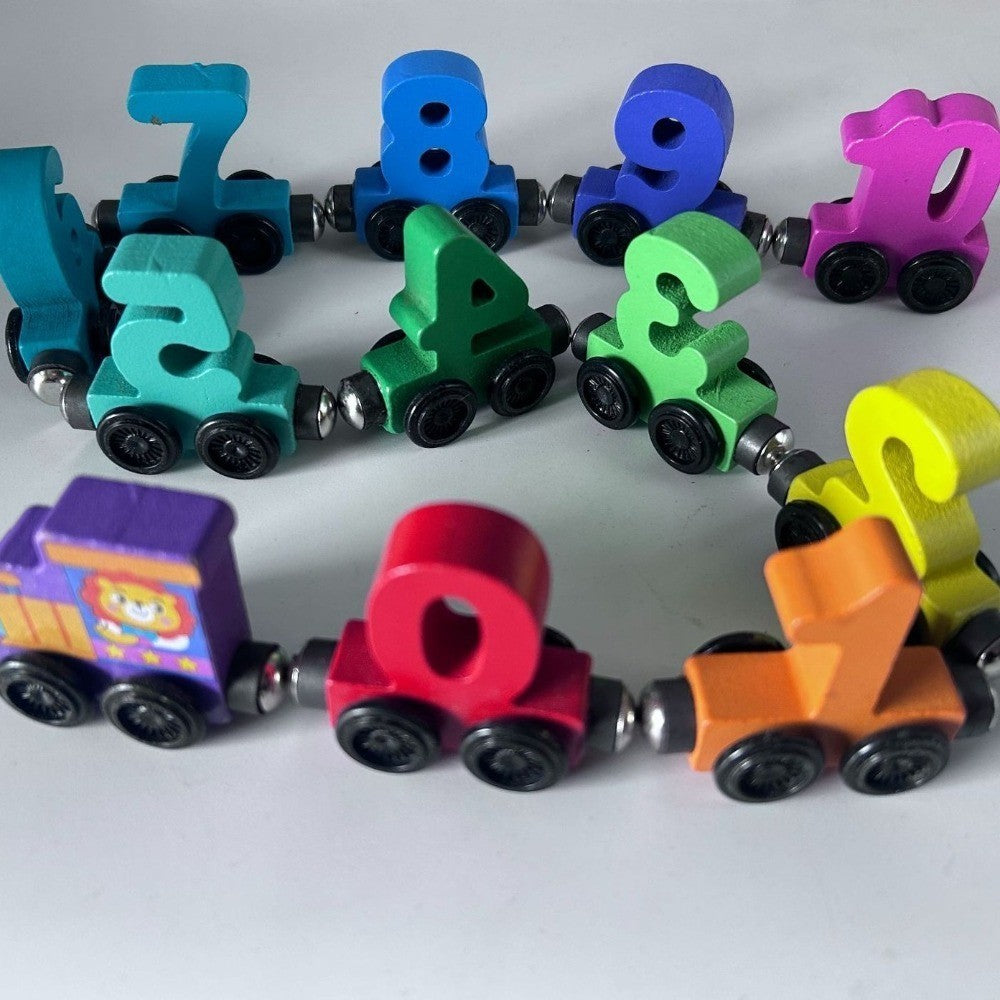 1set Colorful Early Educational Toys Magnetic Number Train Set  Kids