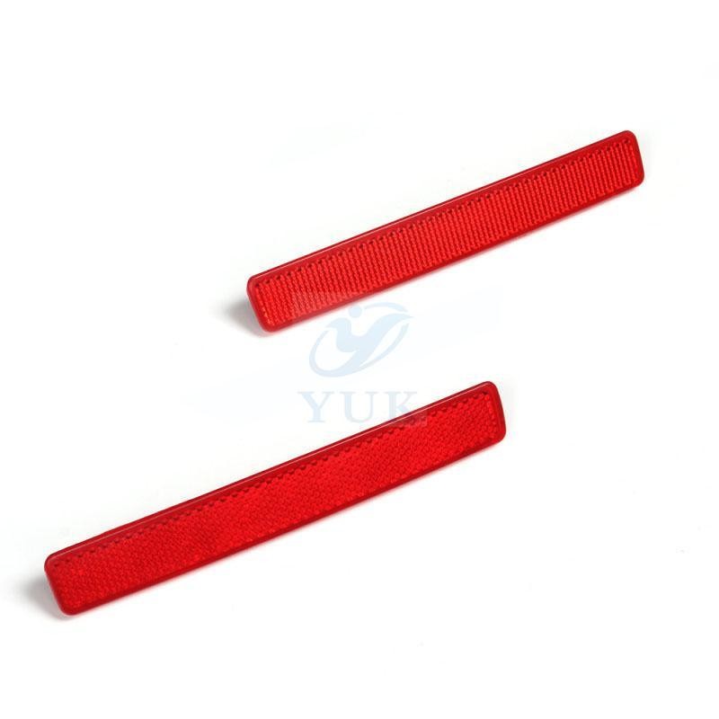 Red Lens Rear Bumper Reflector Assembly Light L+R  For VW TRANSPORTER T5 2003-11