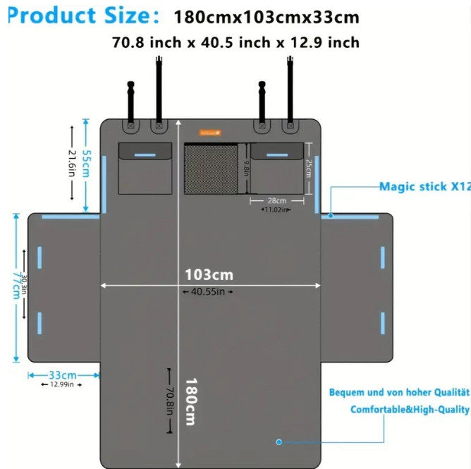 Universal Heavy Duty Car Rear Boot Liner Mat Dog Pet Protector Cover Waterproof