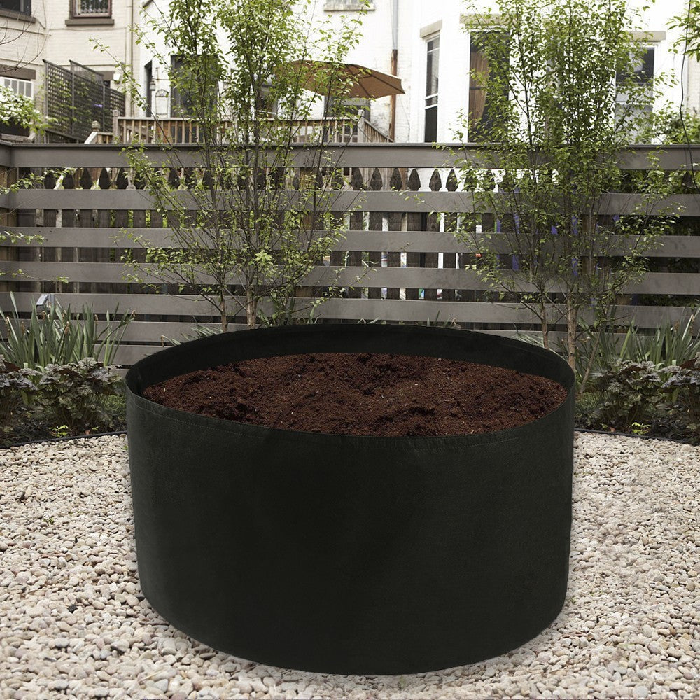 Large 100 Gallon Black Fabric Plant Bag