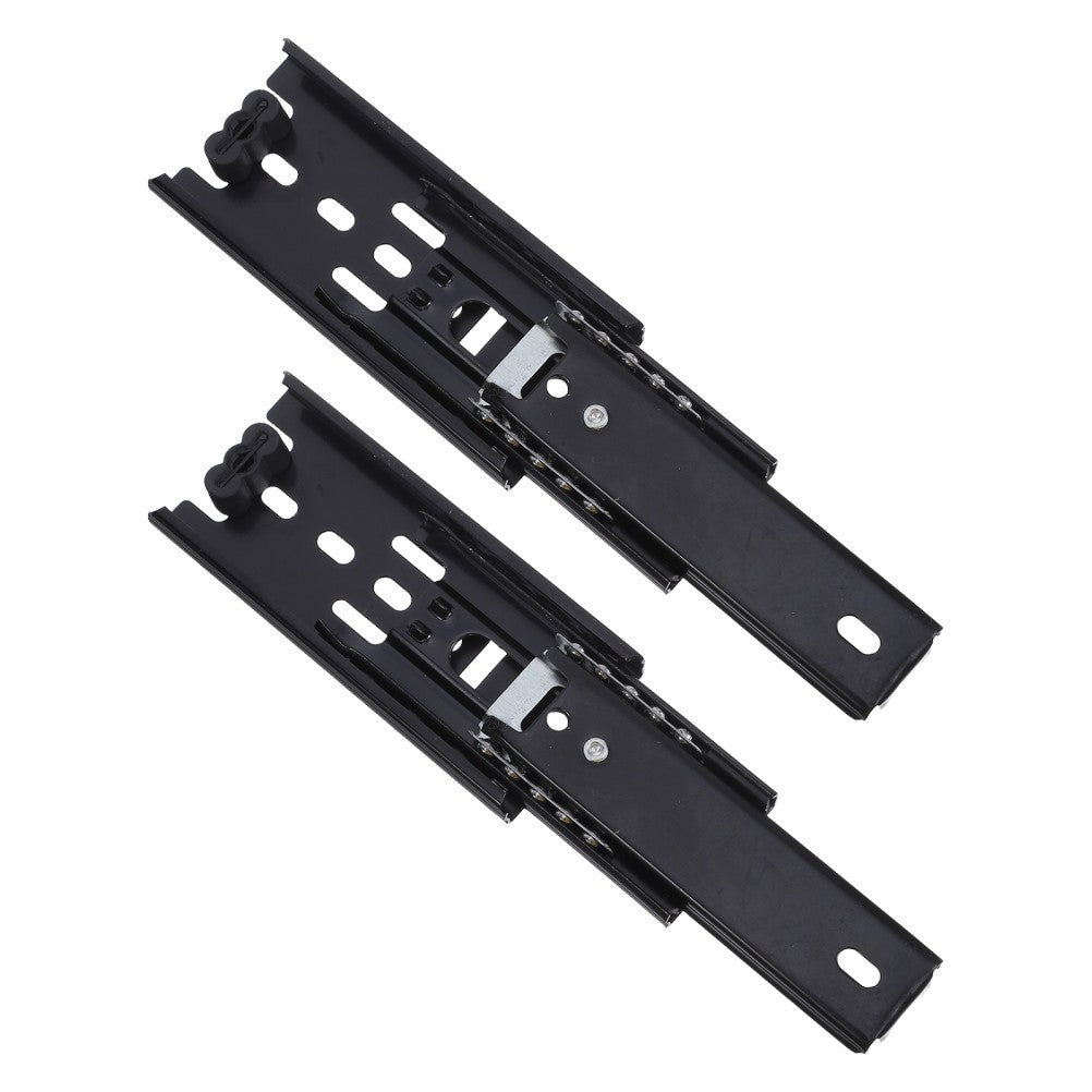 2 Pcs Heavy Duty Drawer Slides Pull Out Cabinet Runners Rails Track