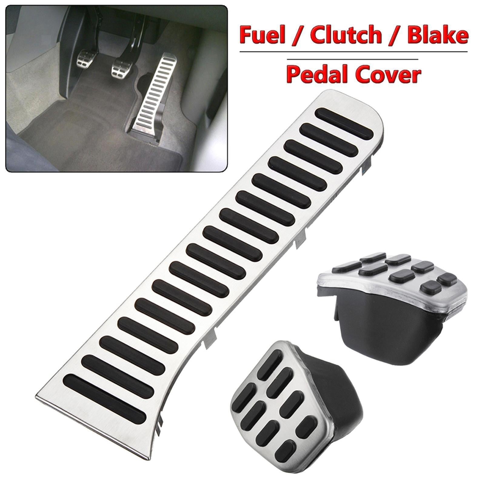 Set of 3 Stainless   Pedal w/ Brake& Footrest Cover for VW GOLF MK5 MK6