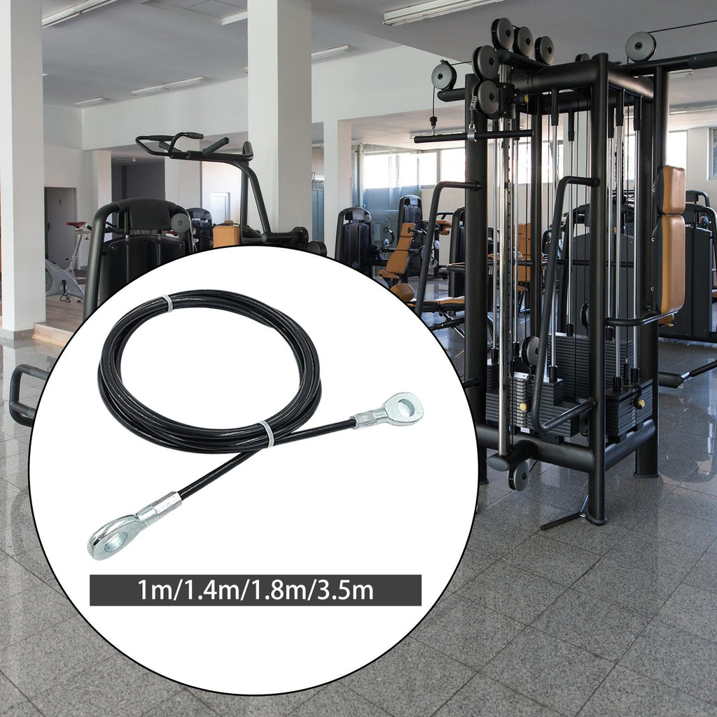 Fitness Extension Cable, Home Gym Cable, 5mm Accessory Cable, Steel Wire Rope,