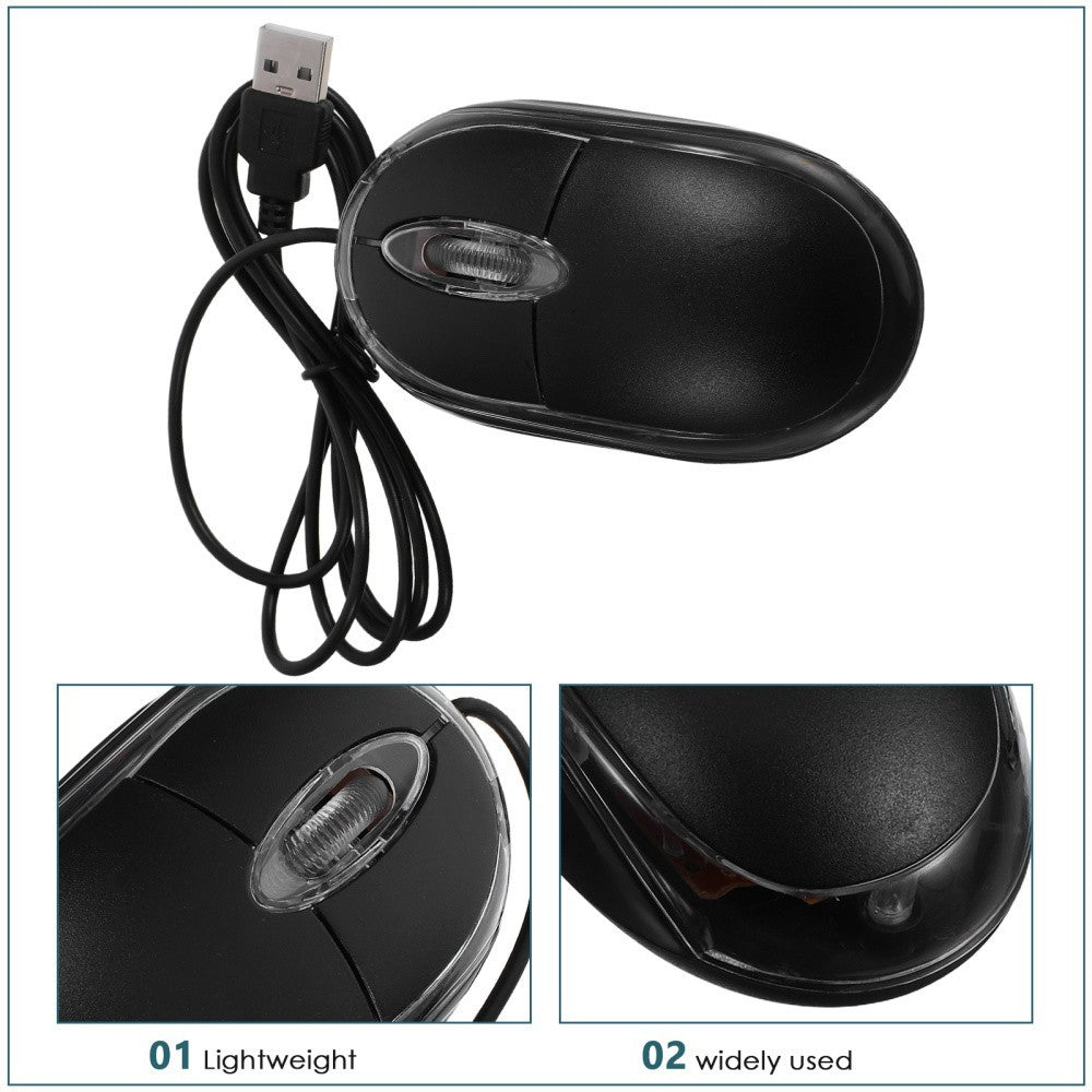 Computer Mouse Usb with  Long Cable Professional Office High Precision