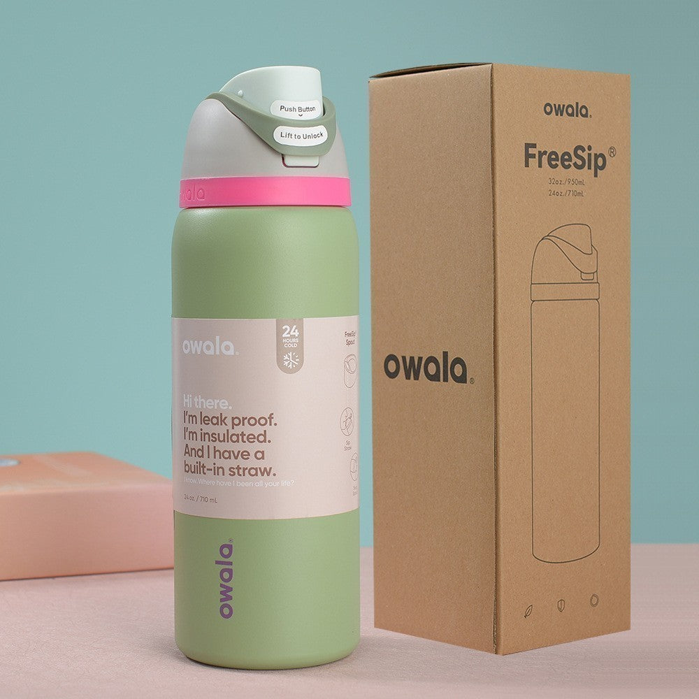 Owala Urban Outfitters Exclusive Tied and Ture FreeSip Blue Bow Bottle 24/32 Uk