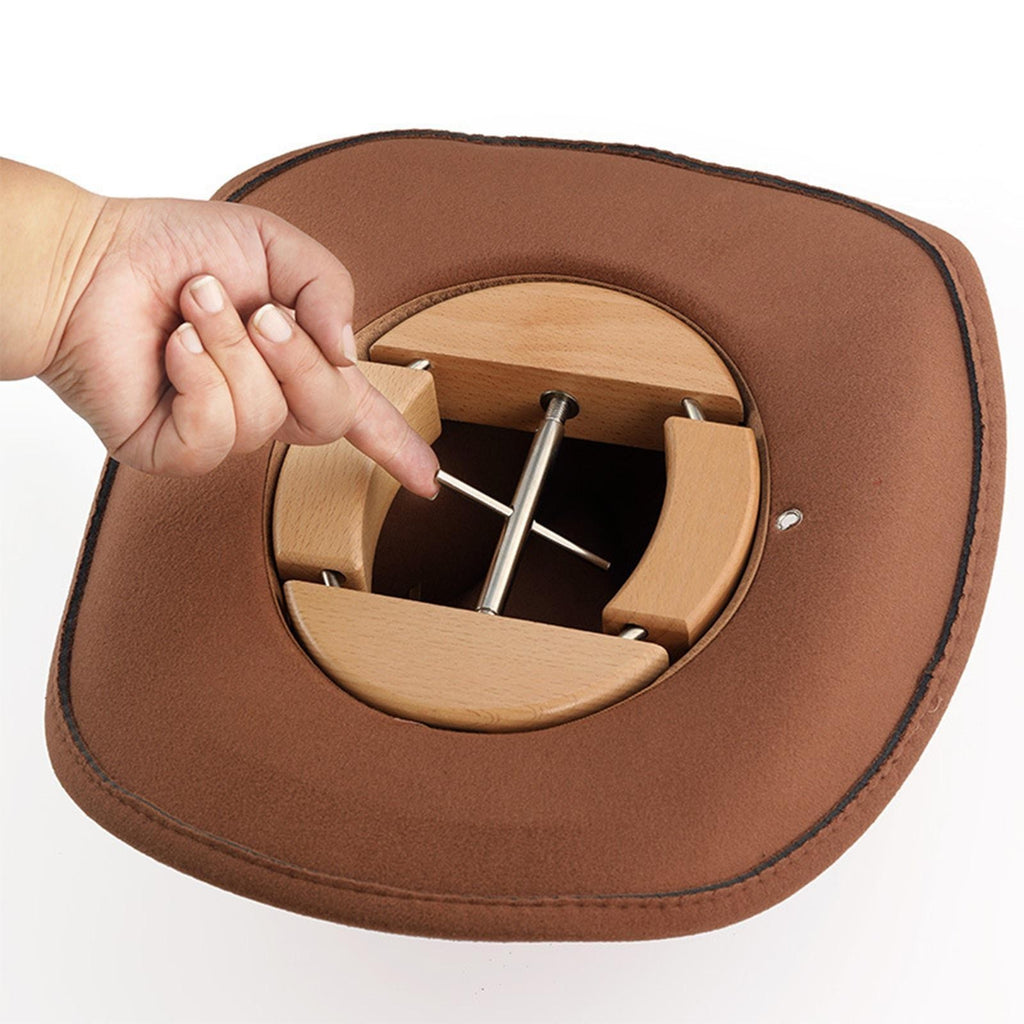 4-way Adjustable Wooden Hat Stretcher Cap Shape Maintainer Premium Fedora Hat Ra