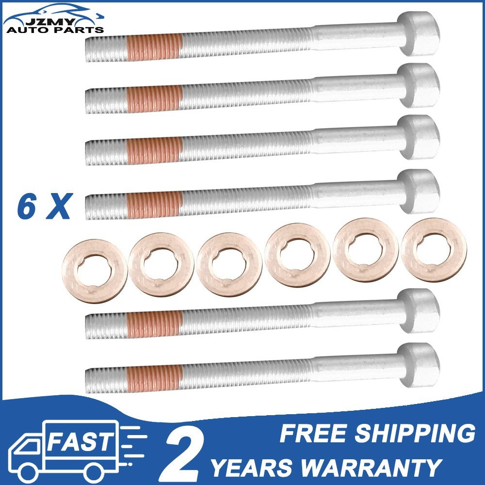 6pcs Injector bolts & Washers Seals Set For Mercedes Benz Sprinter A0009902907