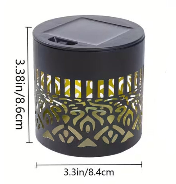 Solar*Mandala Wall Light Outdoor Garden Fence Projector Lamp Patio Ambient Decor