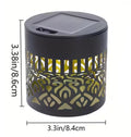 Solar*Mandala Wall Light Outdoor Garden Fence Projector Lamp Patio Ambient Decor