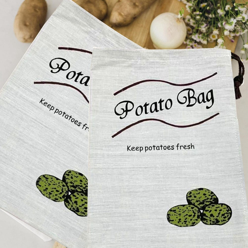 4PCS Potato Storage for Pantry I Potato and Onion Storage Bags with Side4065