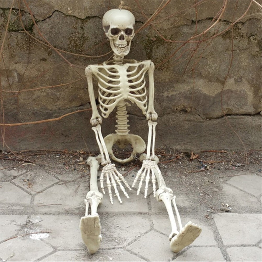 90cm Halloween Poseable Skeleton Full Life Size Human Skeleton Decoration