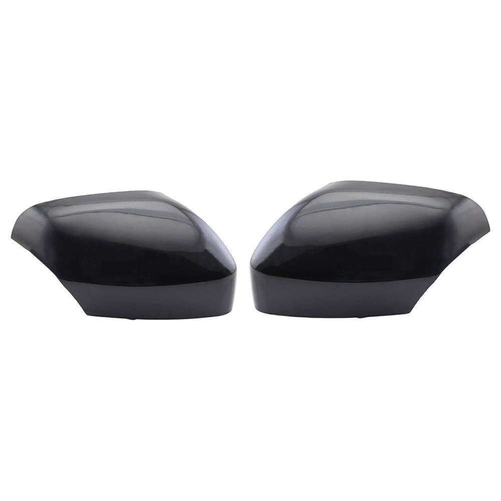 1 Pair Gloss Black Side Rearview Door Mirror Cover Cap For Volvo XC90 2007-2014
