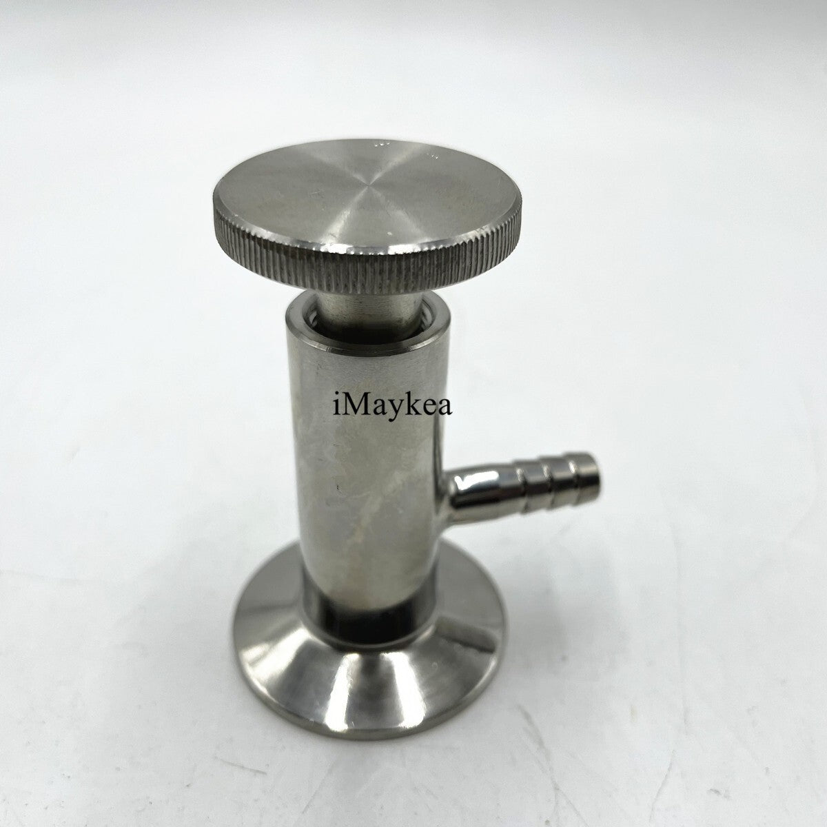 1/2" Clamp OD 50.5MM Sanitary Sampling Valve 316 Stainless Steel Silicone Seal