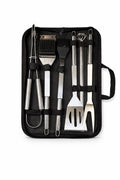 6PCS Barbecue Tool Set Stainless Steel BBQ Grill Utensils Carry Case