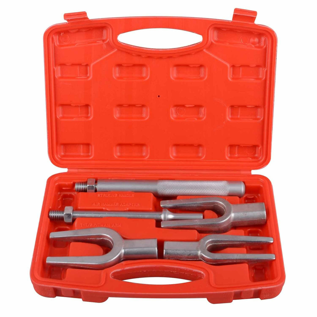 5pc Tie Rod Ball Joint Remover Kit Pitman Arm Splitter Separator Fork Splitter