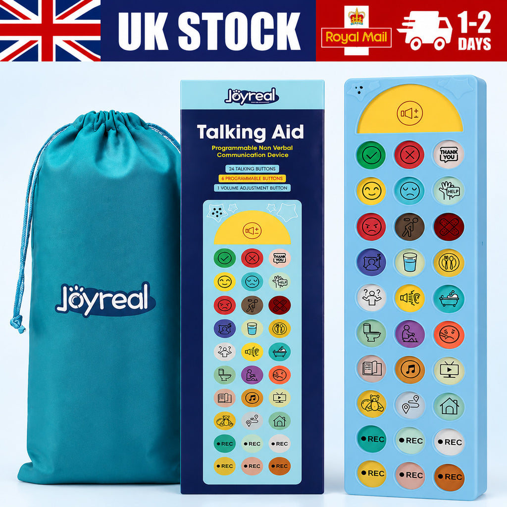 Lightweight AAC Communication Aid: 24 Buttons for Effective Speech Therapy