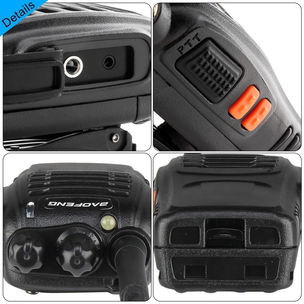 2x Baofeng BF-888S 400-470MHz Walkie Talkie Long Range Two Way Radio + Earpiece