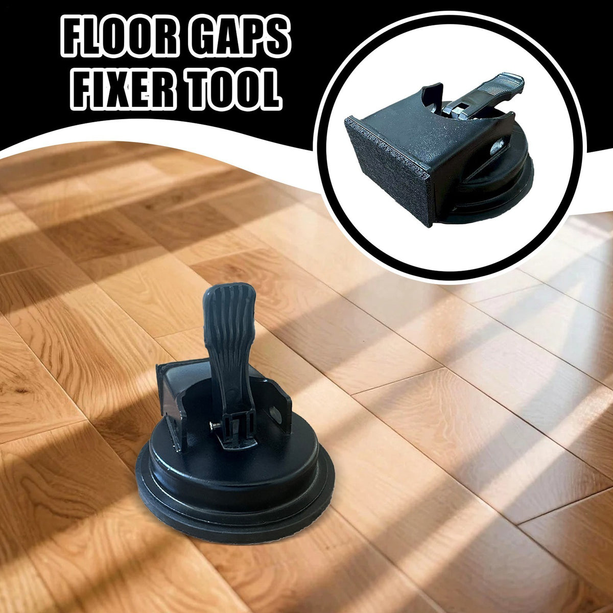 Floor Gap Fixer Tool Heavy Duty Suction Cup for Hardwood Laminate Vinyl Flooring
