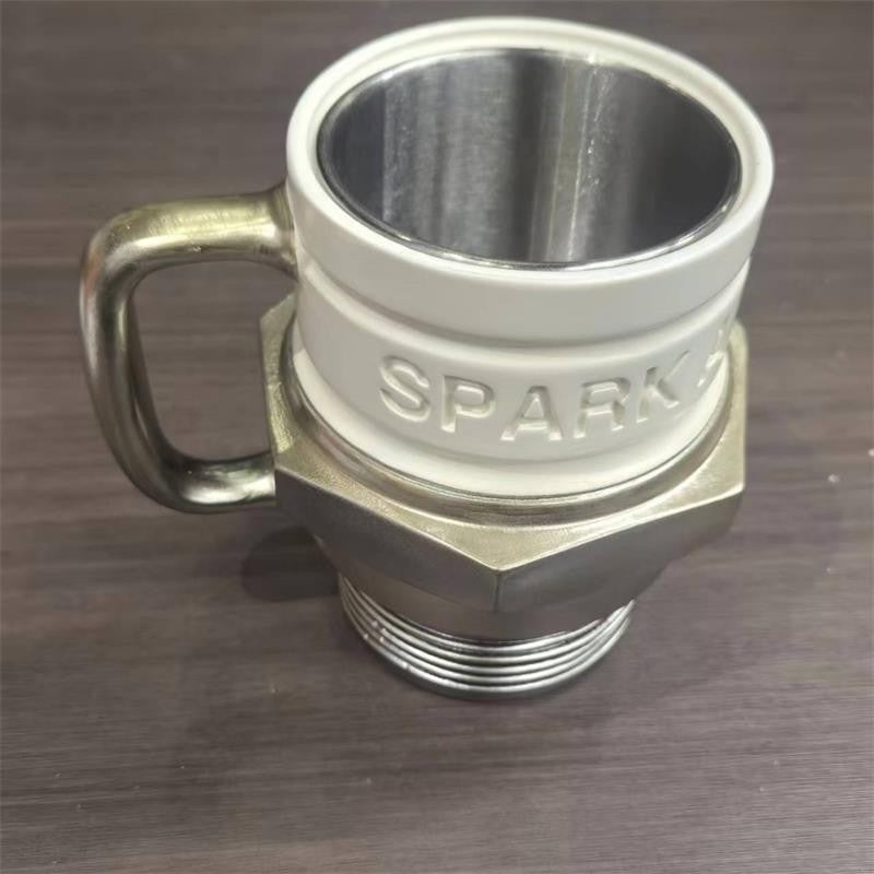 Spark Plug Mug, Engine Spark Plug Design, Novelty Coffee Mug