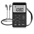Portable Mini Digital AM/FM Radio Personal LCD DSP Digital Tuning Stereo Player