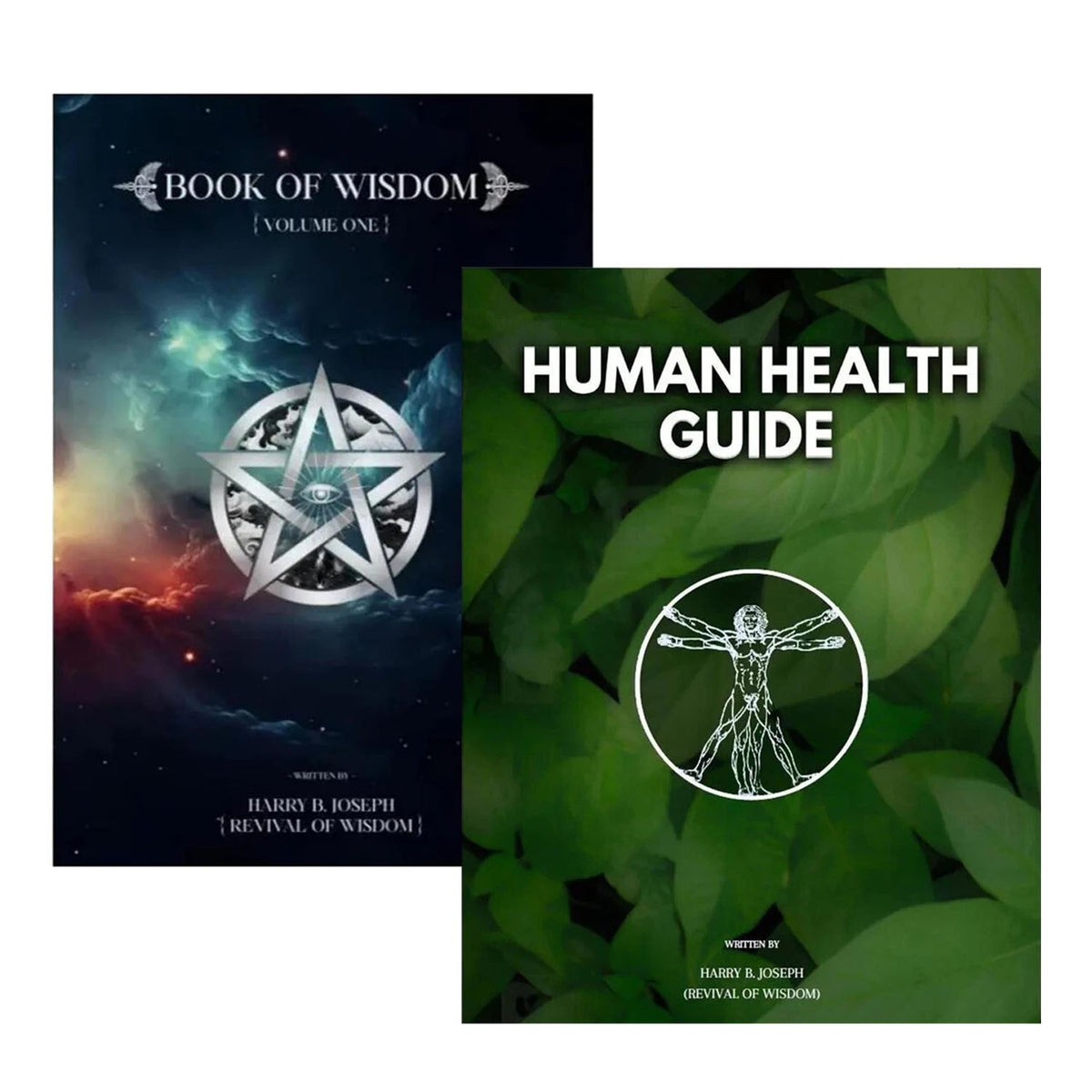 Harry B. Joseph 3-Book Set: Wisdom Vol.1&2 + Human Health Guide – Paperback